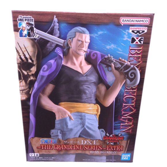 One Piece Benn Beckman DXF The Grandline Series Extra Figure Banpresto New - Picture 2 of 10